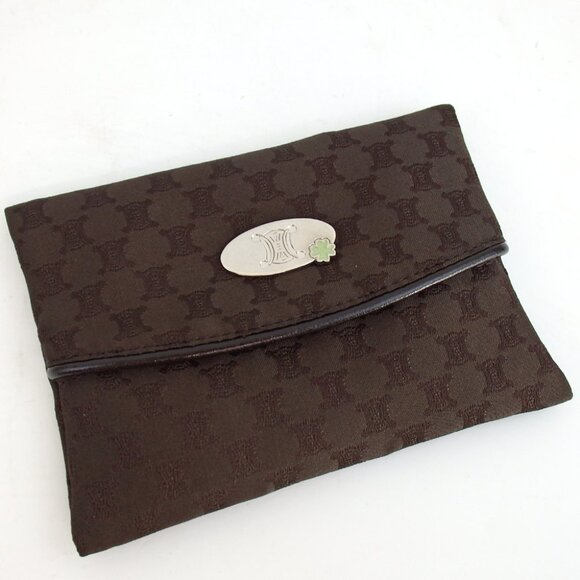 CELINE 116-2506C Handkerchief & Pocket Tissue Case Set Tissue case cotton/polyes - Picture 2 of 10